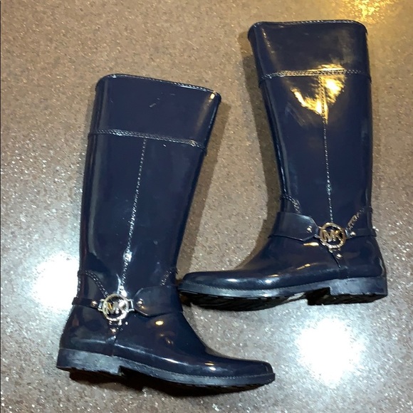 Michael kors boots navy Clearance